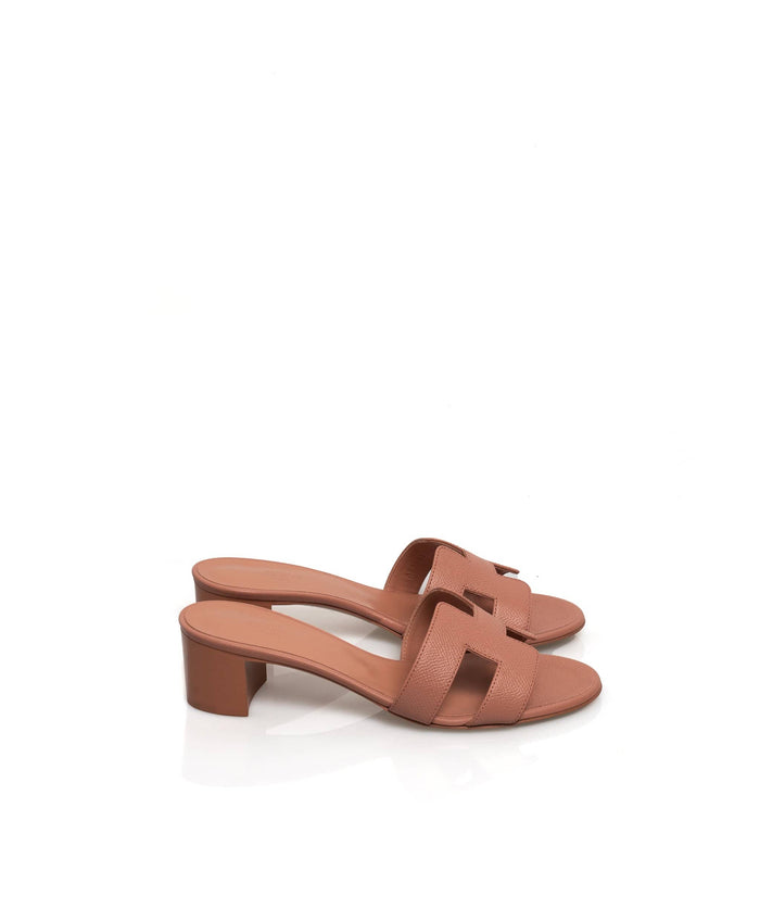 Hermes Oasis sandals epsom full set size 37 RRP £580