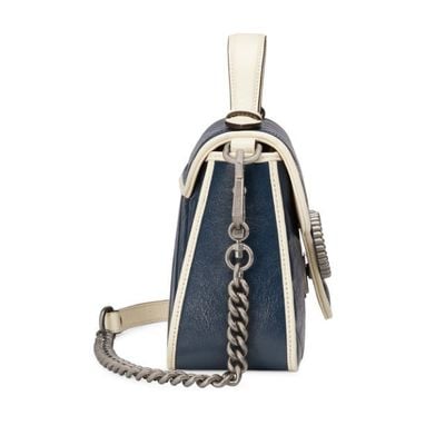 Gucci GG Mini Marmont top Handle blue bag RRP £1550