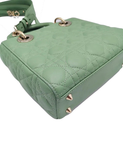 Lady DIOR My ABC soft green matte pale gold hardware RRP £3450