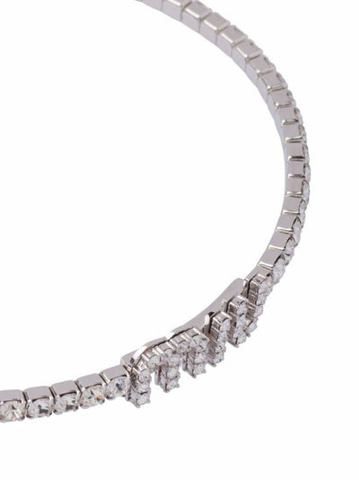 MIU MIU crystals embellished chocker with box RRP: £470