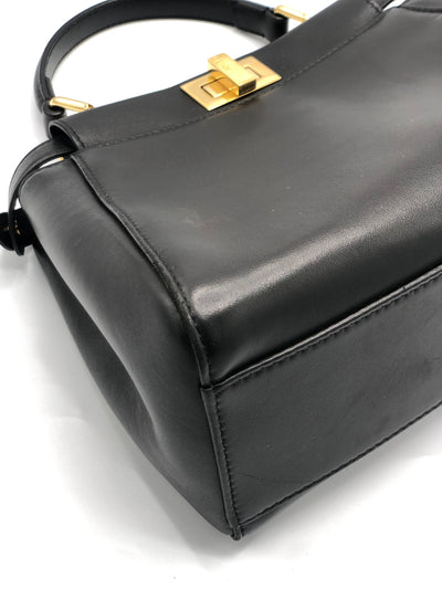 FENDI Mini Peekaboo Black with Gold Hardware RRP: £3500