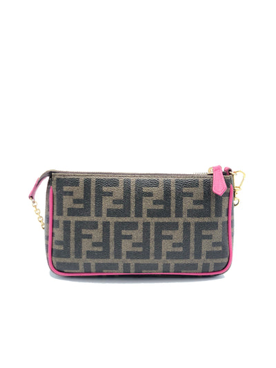 FENDI Mini NWOT Zucca leather pochette