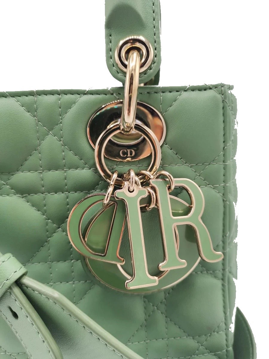 Lady DIOR My ABC soft green matte pale gold hardware RRP £3450