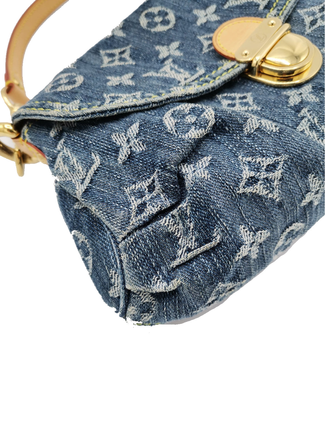 LOUIS VUITTON Mini Pleaty Denim Monogram vintage handbag – U & Moi