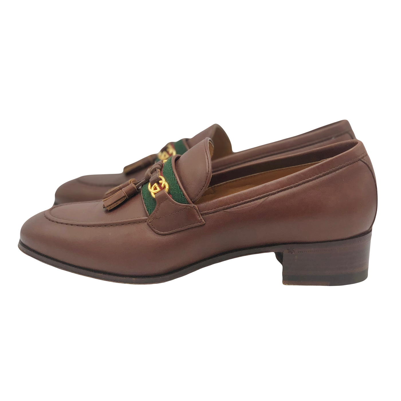 GUCCI loafers web GG tassel size 36 RRP: £670