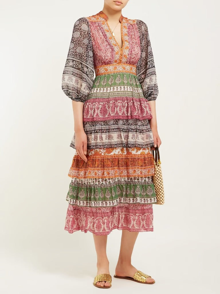 ZIMMERMANN Amari Paisley print dress AW19 RRP: $1150