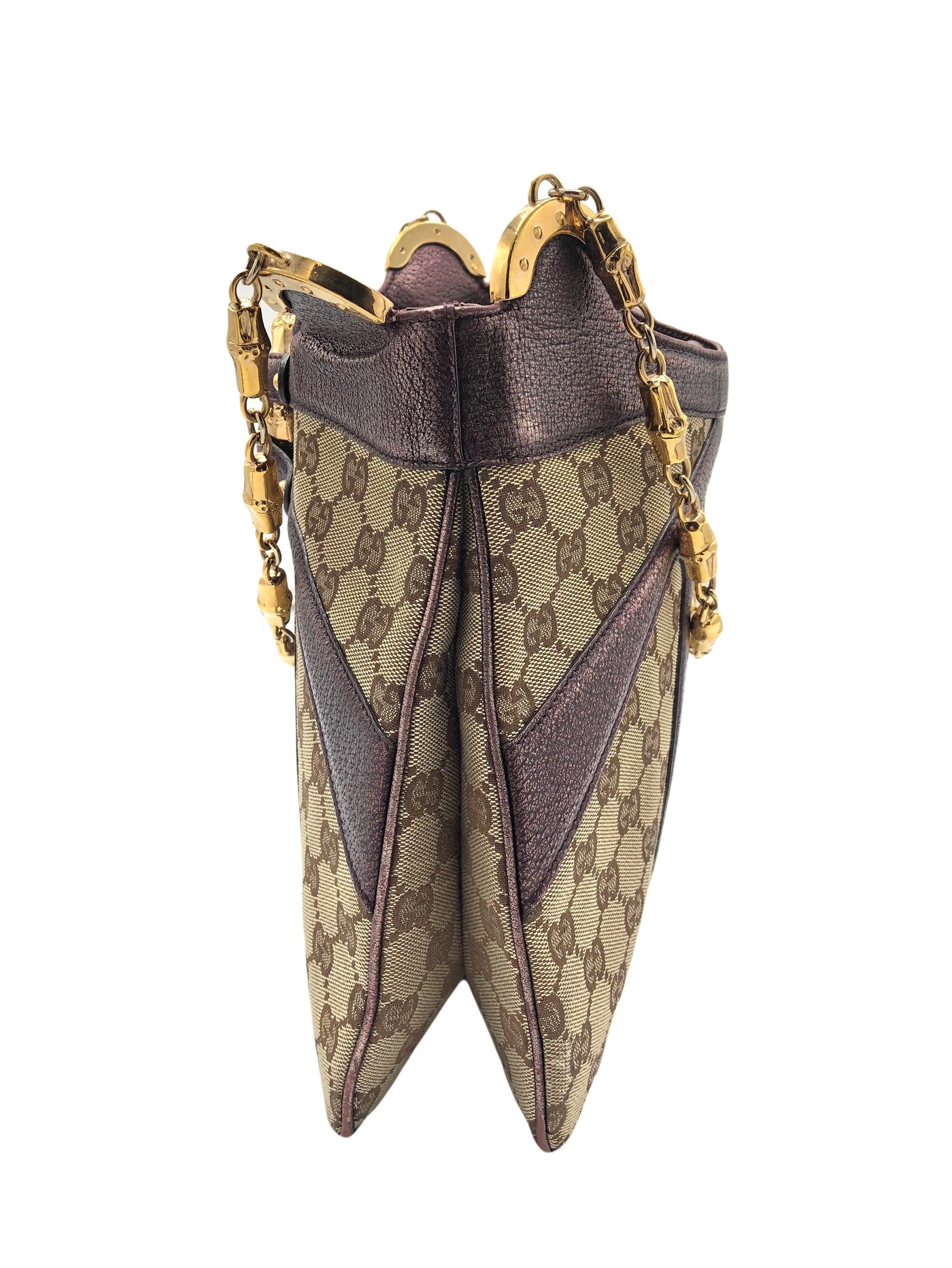 GUCCI by Tom Ford vintage Guccissima Jewelled Bamboo bag