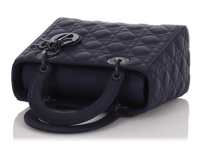 DIOR Lady Dior Ultra Matte Indigo Blue bag RRP: €5000