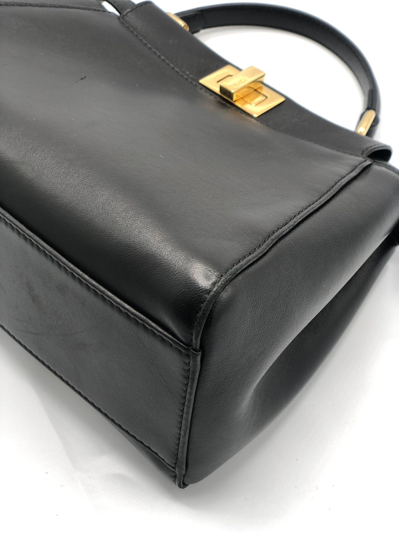 FENDI Mini Peekaboo Black with Gold Hardware RRP: £3500