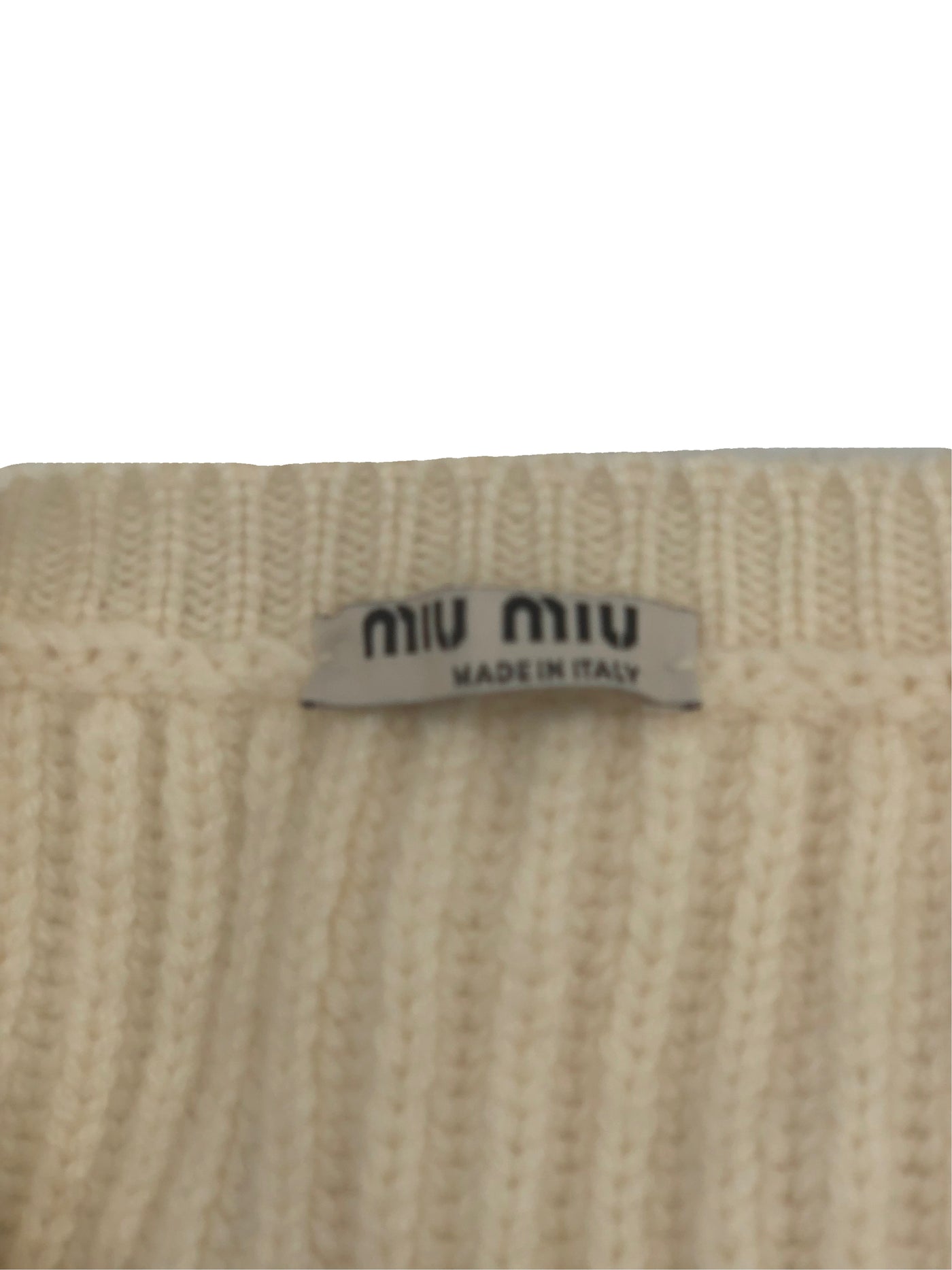 MIU MIU Cashmere Crystal-embellished cardigan RRP: £1010
