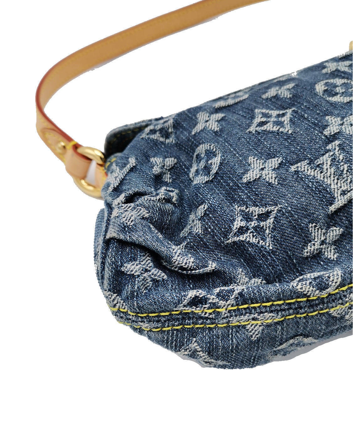 LOUIS VUITTON Mini Pleaty Denim Monogram vintage handbag – U & Moi