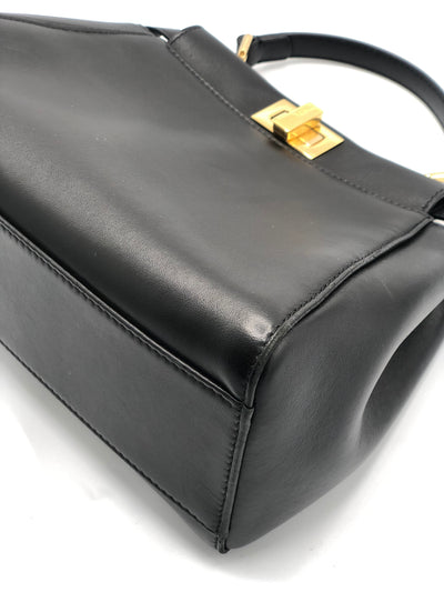 FENDI Mini Peekaboo Black with Gold Hardware RRP: £3500