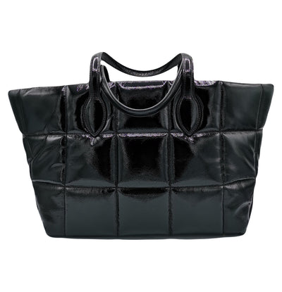 KHAITE Florence patent tote bag RRP: £1530