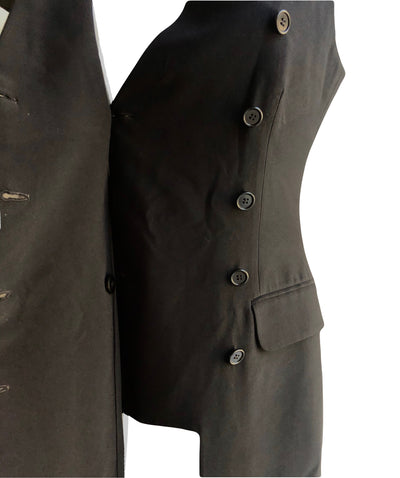 ALEXANDER MCQUEEN Tuxedo dress size 10uk RRP: Approx. £2390