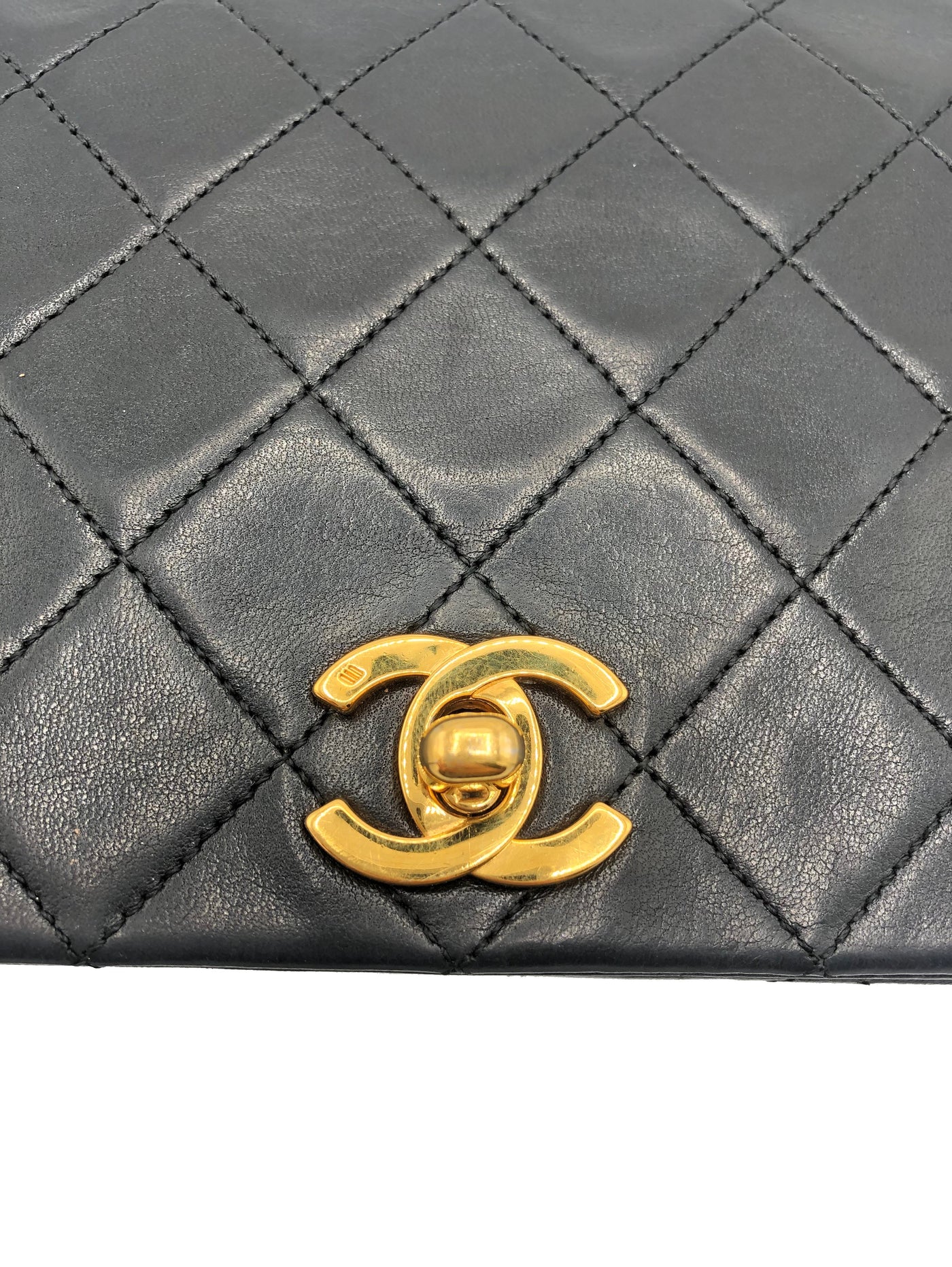 CHANEL Full Flap Vintage Lambskin with 24ct gold hardware