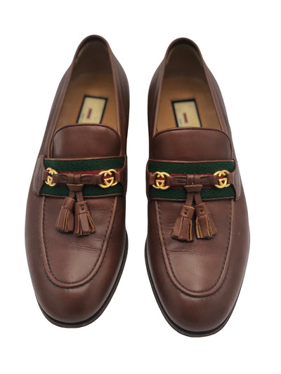 GUCCI loafers web GG tassel size 36 RRP: £670