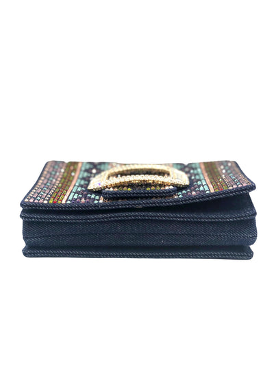 ROGER VIVIER Mini Pilgrim Crystals Embellished bag RRP: £1550