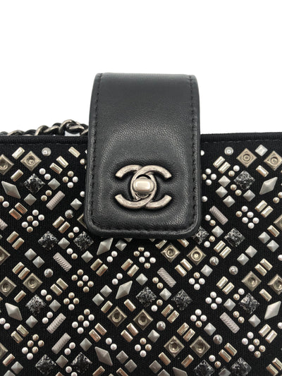 CHANEL Pouch On Chain with ruthenium hardware