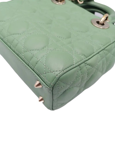 Lady DIOR My ABC soft green matte pale gold hardware RRP £3450