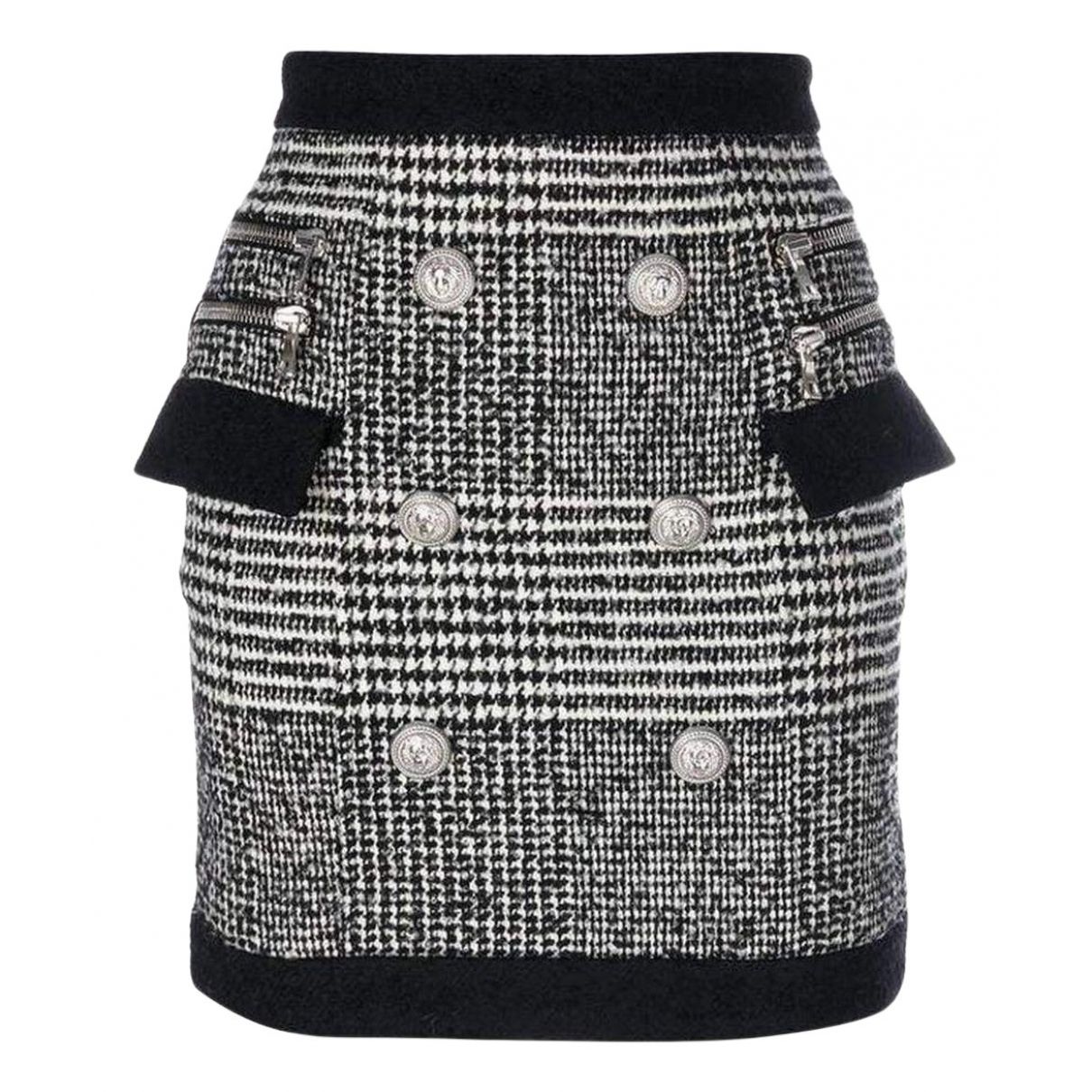 Balmain wool skirt size 38 RRP £1150